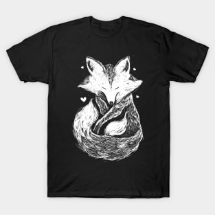 Fox in love T-Shirt